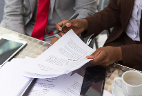A damaged dock, representing property damage liability coverage.