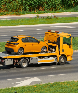 A tow truck, representing Tow Truck insurance.